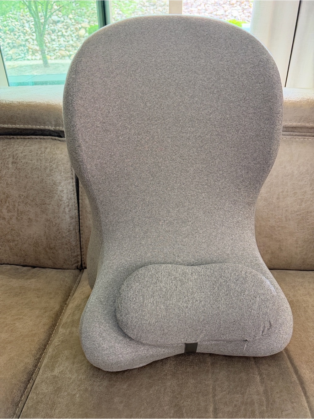 Contoured Lumbar Support Cushion - Unbranded, colors vary in black, gray, ivory